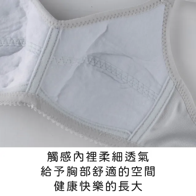 【玉如阿姨】花漾微樂山丘內衣※0664粉(A.B罩 少女 發育 透氣 小胸 護胸 防激凸 服貼 台灣製)