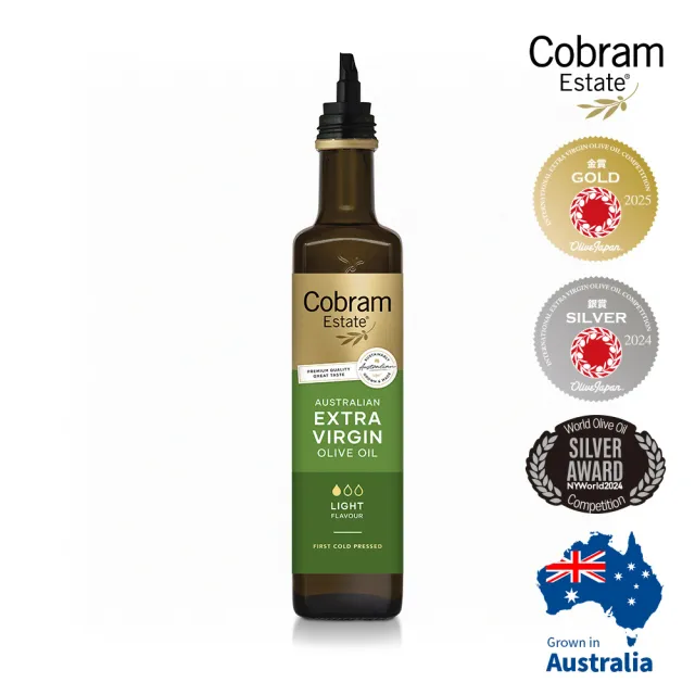 即期品【Cobram Estate】澳洲特級冷壓初榨橄欖油-細緻風味Light 750ml(南半球最大品牌)