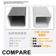 【ONE HOUSE】五層70寬_升級全碳鋼 洛克免組裝折疊置物架 輕量款(廚房架/層架/收納架/鐵架/電器架/免安裝)
