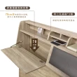 【IHouse】廣島 房間二件組 雙大6尺(床頭、收納抽屜+掀床底)