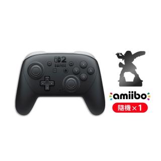 【Nintendo 任天堂】NS2 Switch 2 Pro 控制器 手把 原廠周邊 配件(+amiibo隨機1隻)
