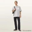 【ALLSAINTS】ORLANDO 純棉寬鬆LOGO短袖T恤-灰 M066PC(寬鬆版型)