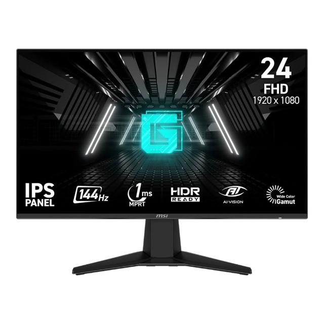 【MSI 微星】G242L E14 24型 平面電競螢幕(FHD/IPS/144Hz/DP+HDMI/AMD FreeSync™)