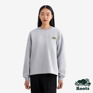 【Roots】Roots女裝- NOCTURNAL RELAXED 圓領上衣(灰色)