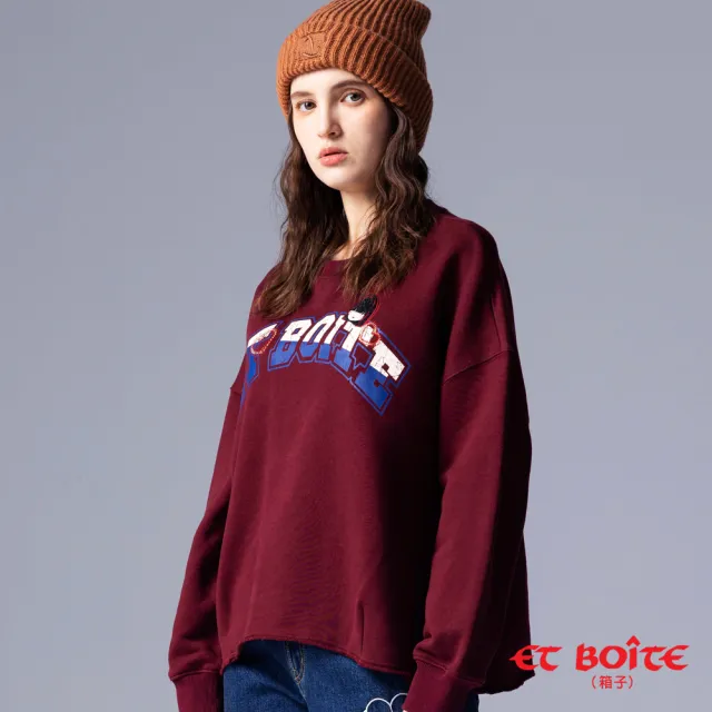 【BLUE WAY】女裝 斑駁感印花刺繡LIZ 長袖 上衣- ETBOITE箱子