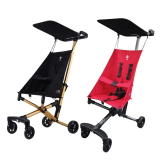 【QPlay】T18輕便兒童推車(贈專屬收納袋 登機車 極簡美學 輕便推車)兩色任選