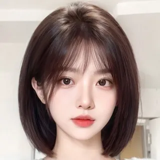 【巴黎精品】極速出貨 真髮短髮整頂假髮透氣輕量免打理假髮隱形增髮(自然短波波頭女假髮2色n1ky20)