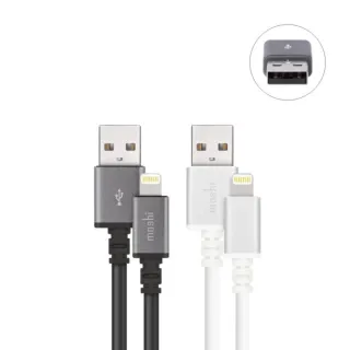 【moshi】USB-A to Lightning 充電線 傳輸線(3M)