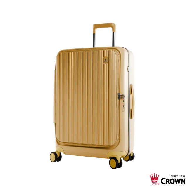 【CROWN 皇冠】假日照常配送 Boxy 29吋 前開式框架拉桿箱 (行李箱/旅行箱)