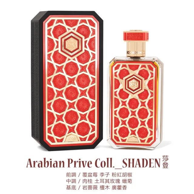 【Rasasi 拉莎斯】Arabian Prive Col阿拉伯學院系列EDP淡香精香水70ml(多款任選_杜拜原裝-專櫃公司貨)