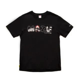 【EDWIN】男裝 白沙屯媽祖聖母冠潮流短袖T恤(黑色)