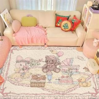 【巨匠】地毯 可愛卡通地毯地墊 客廳床邊毯(120*180CM地毯)