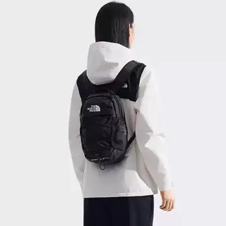 【The North Face 官方旗艦】北面男女款黑色多功能後背包｜52SW4HF(筆電包/登山包)