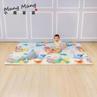 【Mang Mang 小鹿蔓蔓】兒童XPE捲式地墊包邊Lite版(海底世界)