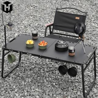 【MINE 家居】露營桌 野營戰術桌 90*60(餐桌/摺疊桌/露營桌)