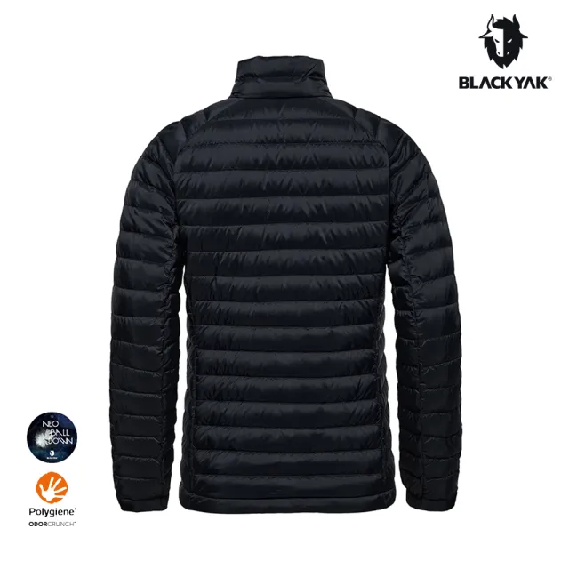 【BLACKYAK】女 DAILY SLIM羽絨外套[黑色]BYEB2WJ401(秋冬 輕量羽絨 抗菌 立領外套女款)