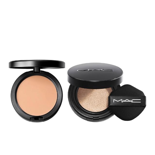 【M.A.C】命定持妝粉餅收藏組(超持妝柔焦輕粉餅12g+超持妝霧絲絨氣墊粉餅SPF 50 _雙11限定)