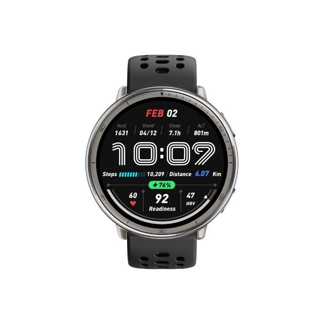 華米 Amazfit Active 2 智慧手錶,搭載先進功能包括心率偵測、藍芽通話、睡眠監測、血氧偵測及多種運動偵測模式。相容 Android 及 iOS 系統,2 吋以下輕巧螢幕,黑色系設計,超長待機時間達 8-30 天,NCC 認證碼 CCAM25LP0400T9,完美適合日常健康追蹤與運動愛好者。 Amazfit華米 Active 2