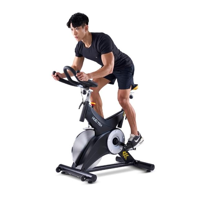  輝葉 HY-20154 飛輪健身車，採用5-8KG 阻力系統，提供舒適的騎行體驗，最大承重超過100KG，適合各種體重使用者。機身重量60kg，穩固耐用，尺寸109.8x62x132.7cm，完美適閤家用健身空間。一年保固，中國原廠製造，讓您輕鬆進行有氧運動，燃燒卡路里，提升心肺耐力。專業飛輪車設計，靜音操作，助力健康生活！ 