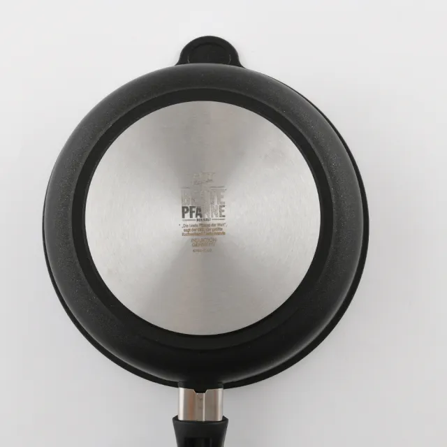 【AMT】經典平底深炒鍋 24cm 7cm深 不沾鍋 電磁爐 IH爐可用(平輸品)