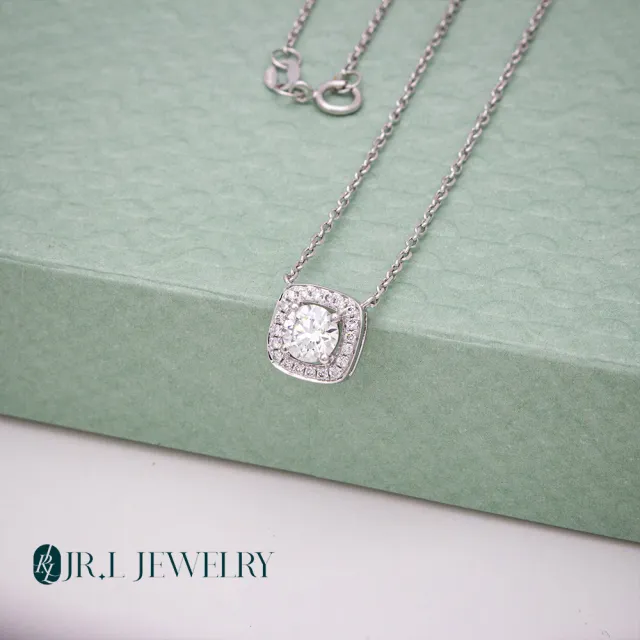【JR.L金瑞利珠寶】雙12 IGI 50分 最白D色 鉑金鑽石項鍊 最完美車工 晶曜之心(培育鑽石 鉑金)