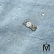 【MYVEGA 麥雪爾】MA造型金屬燙鑽丹寧牛仔長褲-淺藍(日系/丹寧/牛仔褲/女下著/寬褲/擴腿褲)