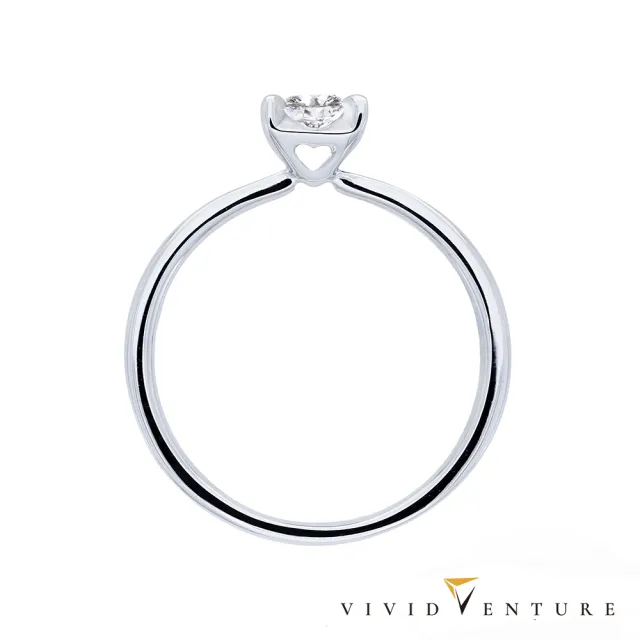 【Vividventure 亞帝芬奇】30分 HSI2 天然鑽石 真鑽 戒指 唯一精彩(14K金台)