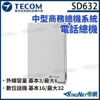【KINGNET】東訊 TECOM SD632 電話總機 主機 TECOM 自動總機 帝網 KingNet