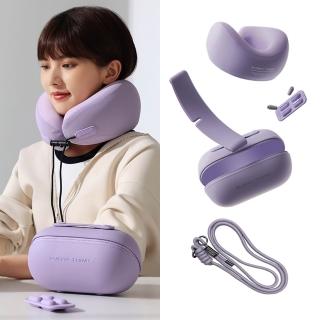 【EVERY THINK】臺灣總代理 旅行出遊三件組 附專屬收納包+掛繩(捲捲U型枕+好眠眼罩+降噪耳塞)