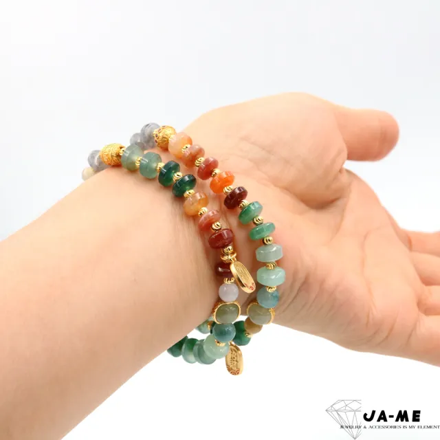 【JA-ME】天然A貨翡翠高品質冰種滿色925純銀手珠(年終慶/聖誕節/交換禮物/現貨/僅此一件)