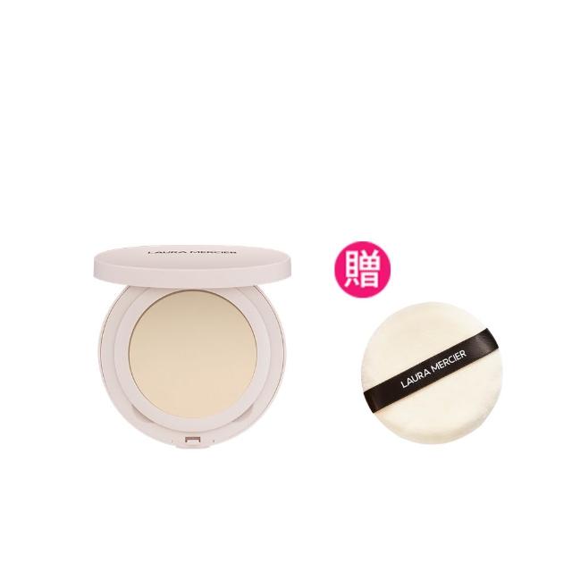 【LAURA MERCIER 蘿拉蜜思】煥顏透明柔霧蜜粉餅 6.5g(定妝蜜粉 冠軍蜜粉)