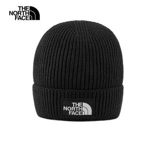 【The North Face】北面男女款黑色舒適保暖毛帽｜8CHEJK3