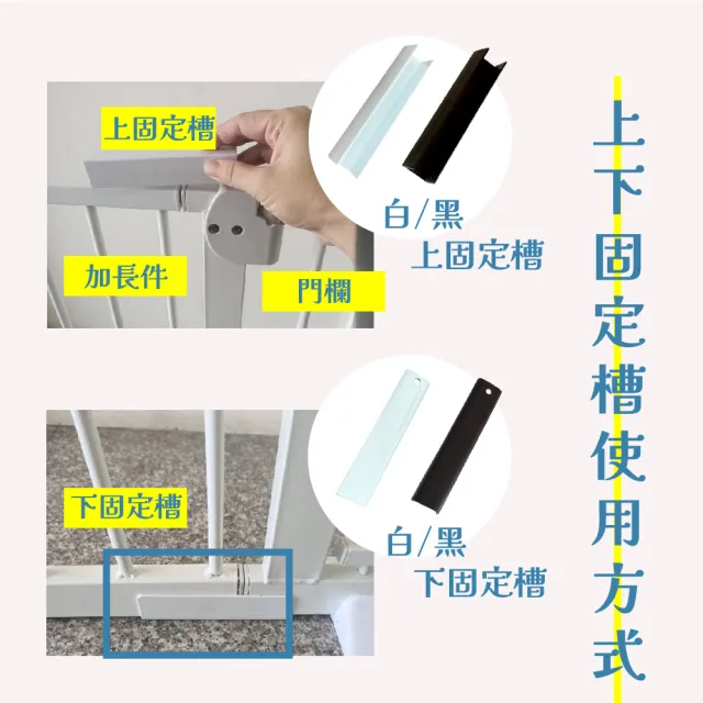 【KIDS PARK】高100延長件30cm安全門欄配件(客製門欄專用/加寬延長片/兒童寵物柵欄/送上下固定槽)
