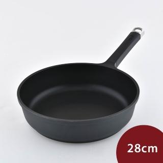 【Berndes 寶迪】新黑鑽 Edition 100 不沾平底深鍋 28cm 不沾鍋 平底鍋 炒鍋 {電磁爐 IH爐可用}