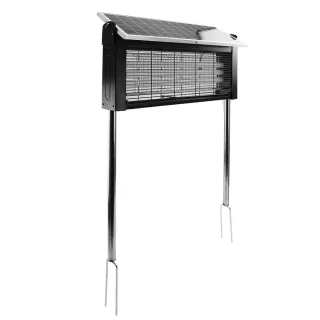 【職人工具】太陽能滅蚊燈 防水捕蟲燈 三管30w 驅蚊器 補蚊子燈 電蚊燈 補蚊燈 電擊式滅蚊燈 185-SK30W3I