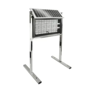 【職人工具】太陽能補蚊 電擊式滅蚊燈 驅蚊燈 戶外捕蚊燈 強效捕蚊燈 雙面誘蚊 捕蚊燈 185-SK20W2T