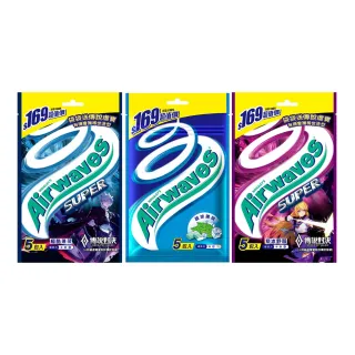 【Airwaves】超涼無糖口香糖 超涼薄荷 28g*5入(提神)