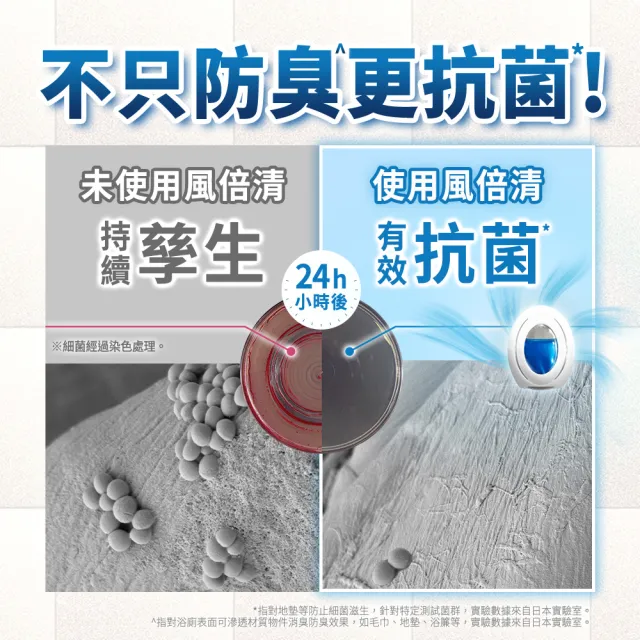 【日本風倍清】浴廁用抗菌消臭防臭劑/芳香劑 2入裝(清爽皂香/ 薄荷綠香/ 山谷微香)