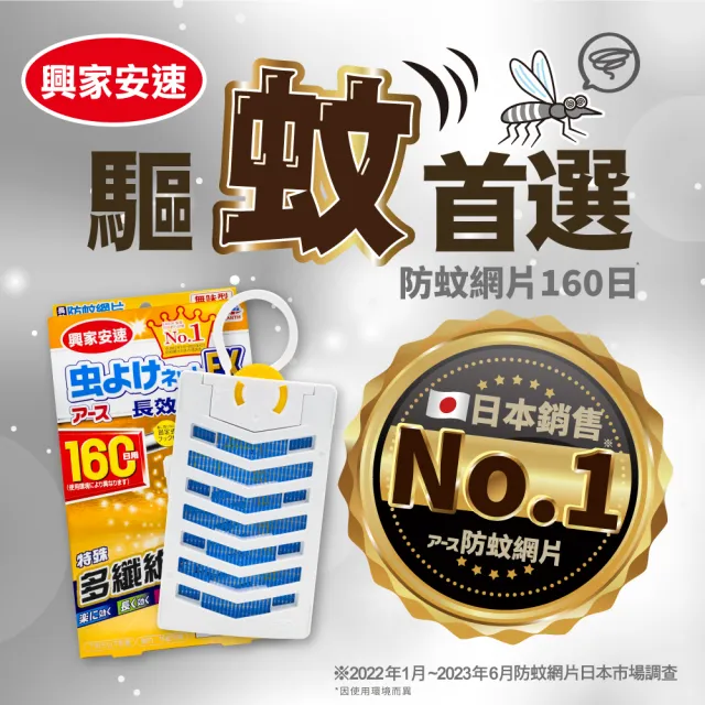 【興家安速】防蚊網片160日(掛片)