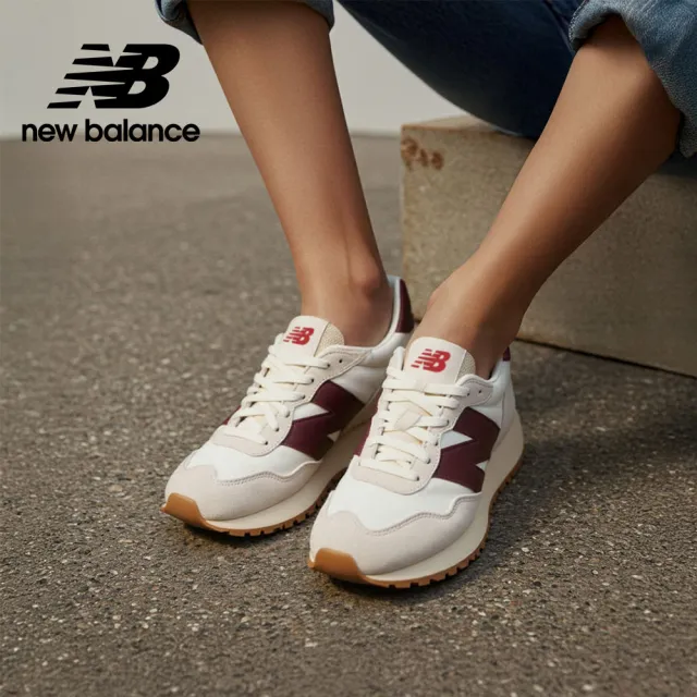 【NEW BALANCE】NB 237復古鞋/運動鞋_MS237SB-D_中性_白酒紅