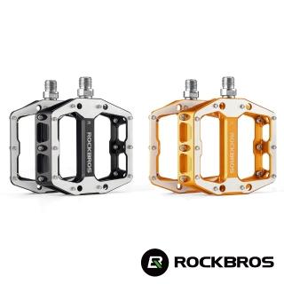 【ROCKBROS】洛克兄弟 自行車M8鋁合金大版面踏板(單車/腳踏板/腳踏/單車踏板/單車改裝/370014001)