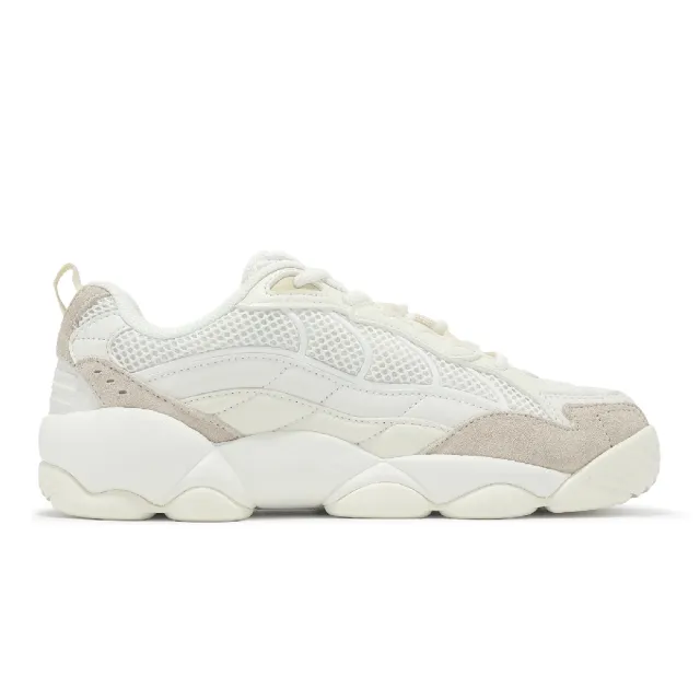 【FILA】休閒鞋 Wavy Spaghetti 男鞋 女鞋 復古 米白 奶茶 老爹鞋 斐樂 4C624Z100