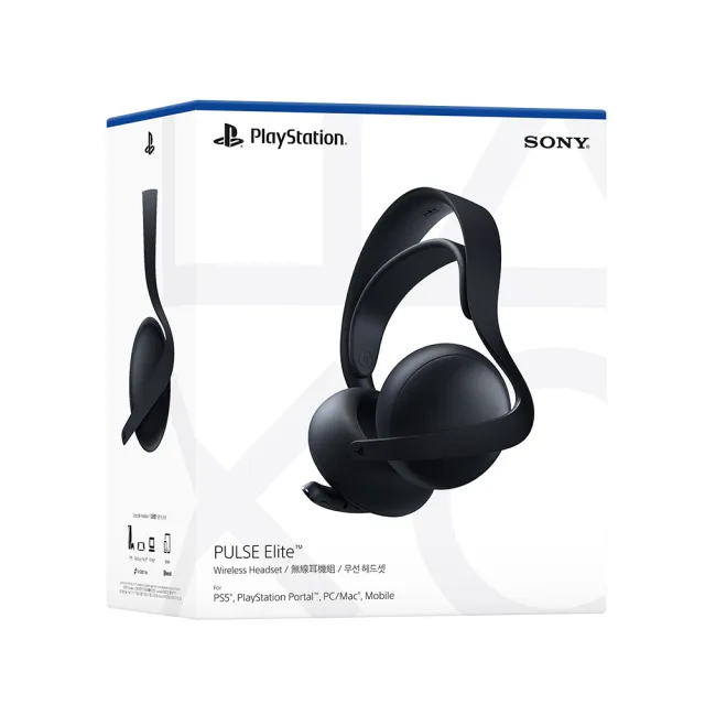 【SONY 索尼】PS5 PULSE Elite無線耳機組(午夜黑)