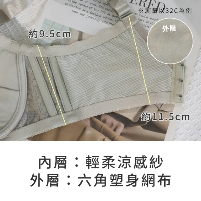 【玉如阿姨】迷漫浪花內衣※0678黑(C.D.E罩 渾圓 集中 包副乳 台灣製)