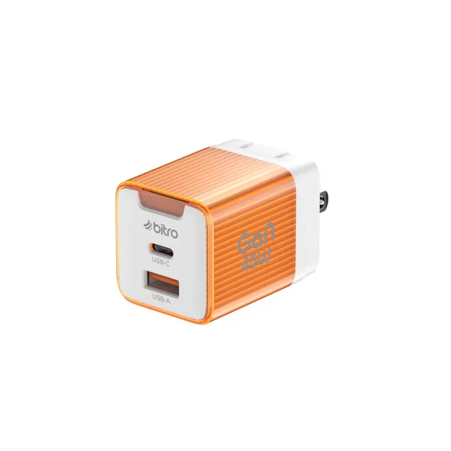 BG45AC GaN 45W氮化鎵PD雙孔快速電源供應器(45W大功率)