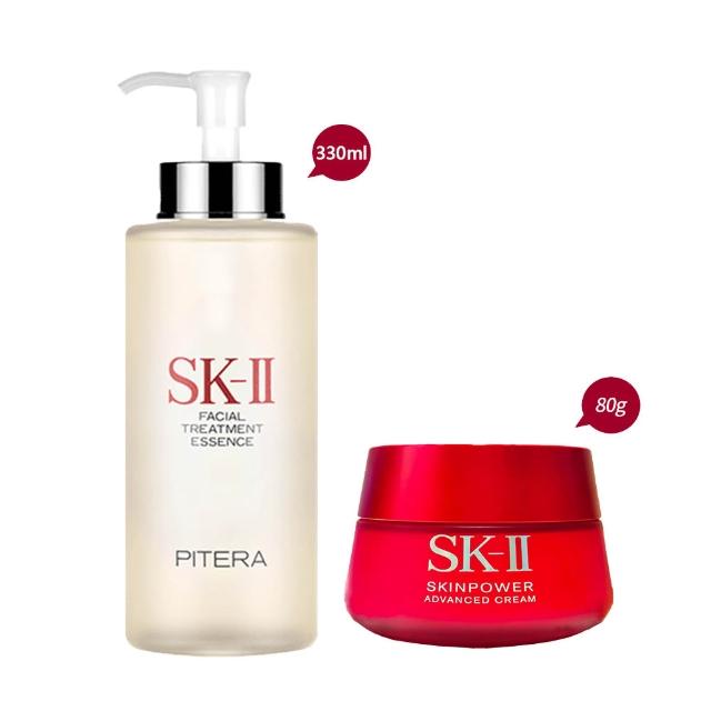 【SK-II】青春露 330ml+活膚霜80g囤貨組