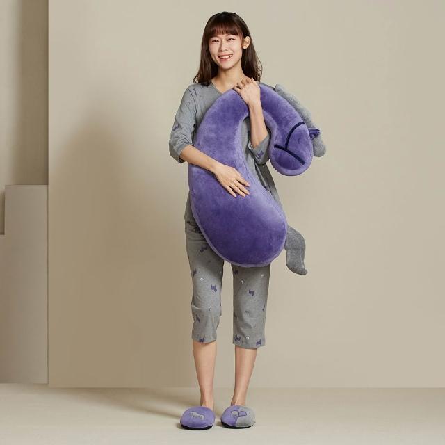 【YVONNE 以旺傢飾】冰島馬多功能抱枕-星光紫