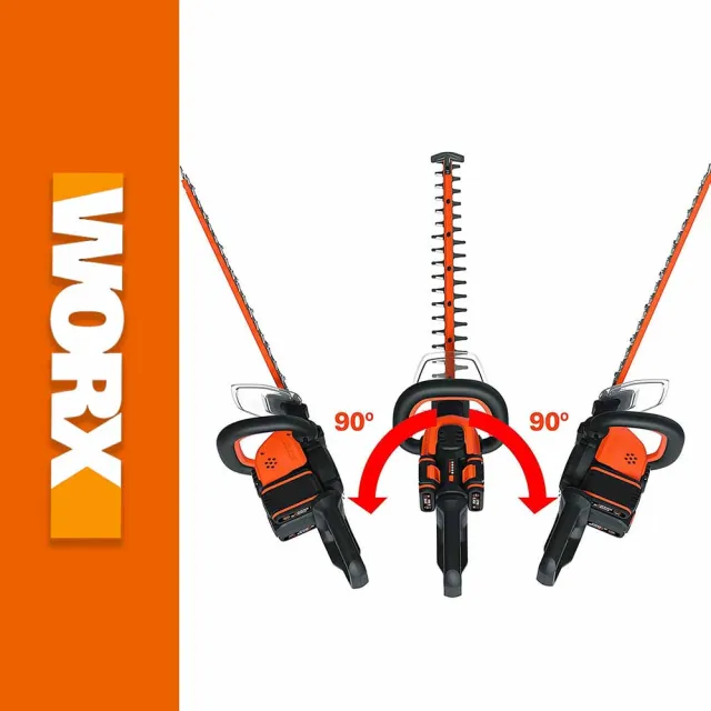 【WORX 威克士】40V 60cm 鋰電籬笆剪/修籬剪 雙電(WG284E)