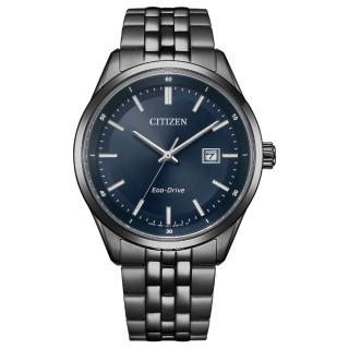 【CITIZEN 星辰】GENTS 亞洲限定款 光動能 簡約紳士腕錶-41mm(BM7560-59E)