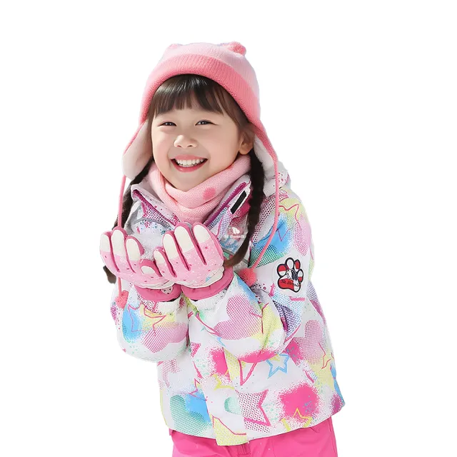【St.Bonalt 聖伯納】迷彩防風防水保暖雪服外套｜童款 FK9018(雪地、賞雪、滑雪、雪裙)